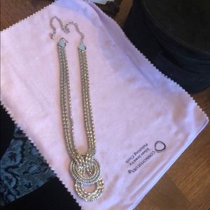 Silver-tone Statement Necklace